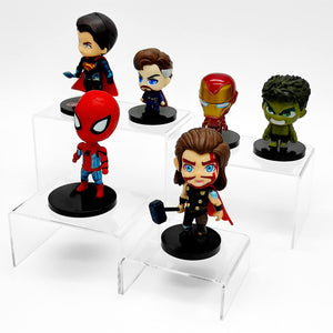 Acrylic Display Risers, 8 Pcs 4 Sizes – Yosham