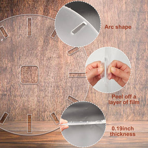 12-Inch Acrylic Clock Face Router Template – Yosham