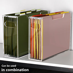 Acrylic Hanging File Crate with Handle – Yosham