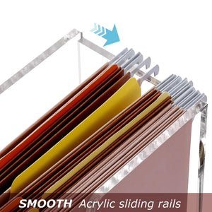 Acrylic Hanging File Crate with Handle – Yosham