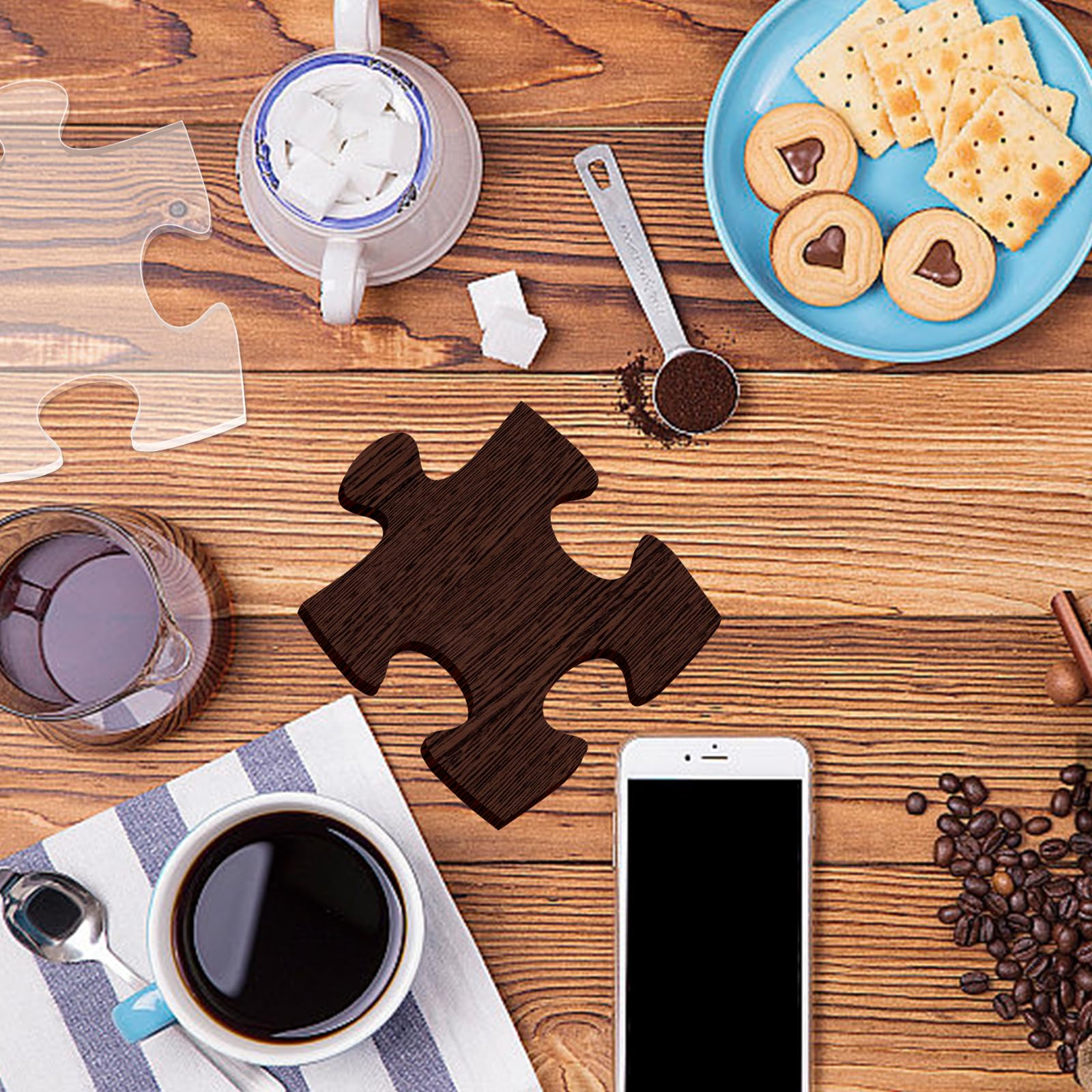 Puzzle Piece Acrylic Router Template – view 5