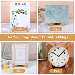 Bamboo Folding Plate & Picture Stand, 7in – Yosham
