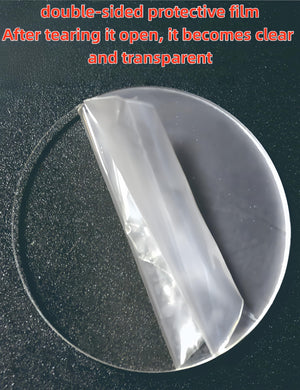 Clear Acrylic Round Discs, 4-Pack – Yosham