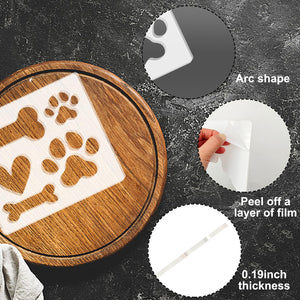 Acrylic Dog Bone & Paw Print Router Templates – Yosham