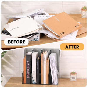 PET Vertical File & Document Organizer, 4-Pack – Yosham