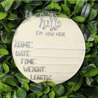 10 Pieces 5 '' Acrylic Circle Blanks Clear Disc Round Transparent Acrylic Coasters Ornament Blanks Miniature Bases for Crafts Christmas Ornament DIY Art Projects Suplies