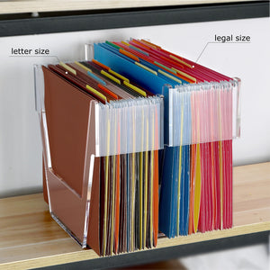Acrylic Hanging File Organizer, Letter Size – Yosham