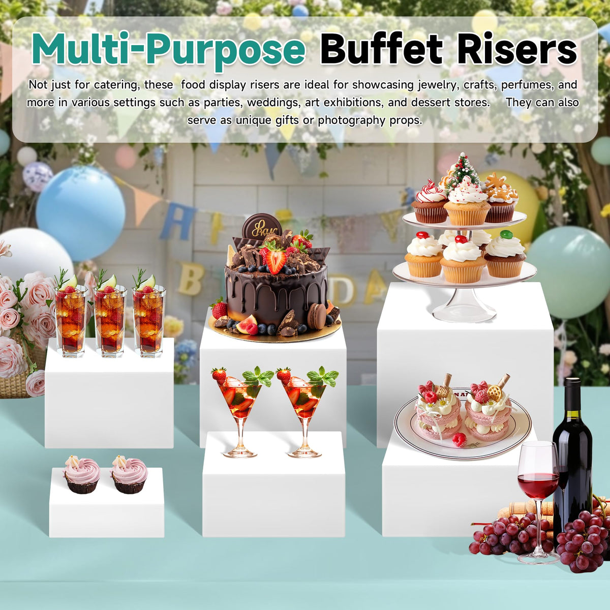 Every dish at its own height