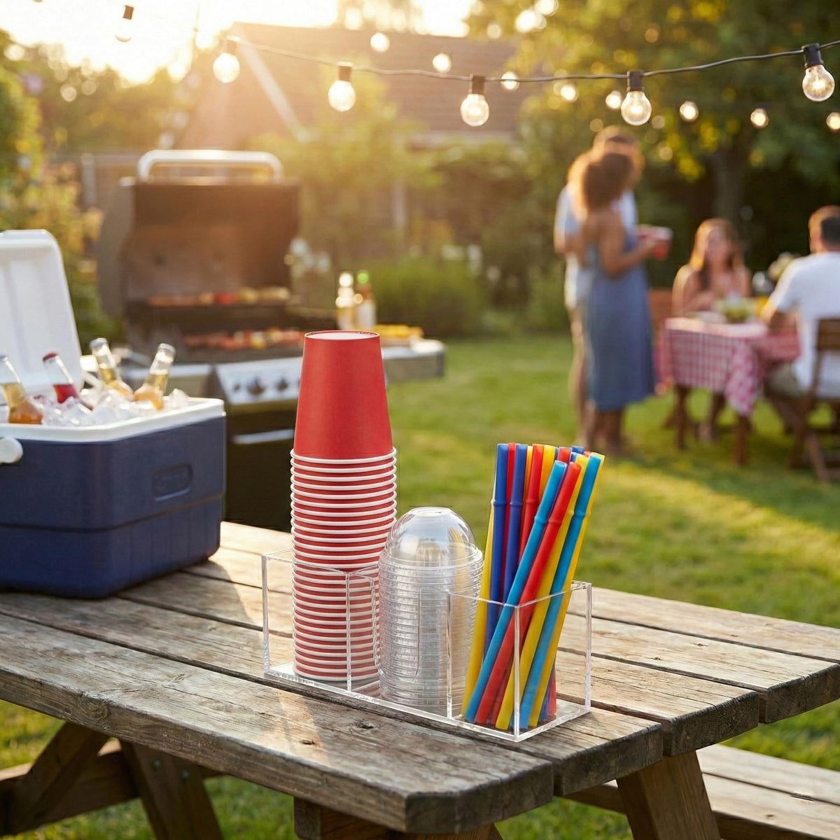 Out on the picnic table