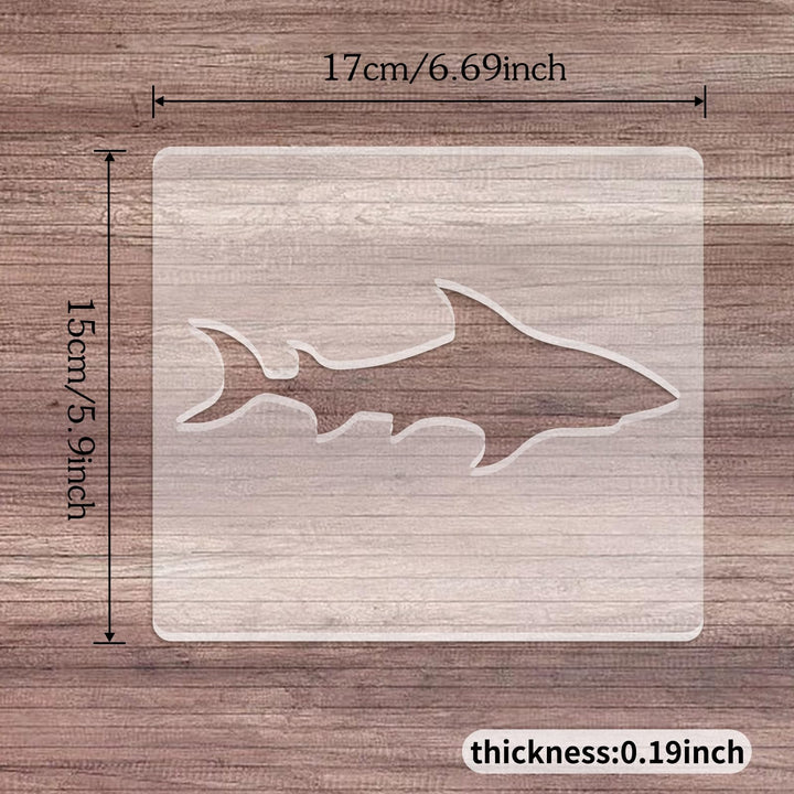 Fish Acrylic Router Inlay Template – view 2