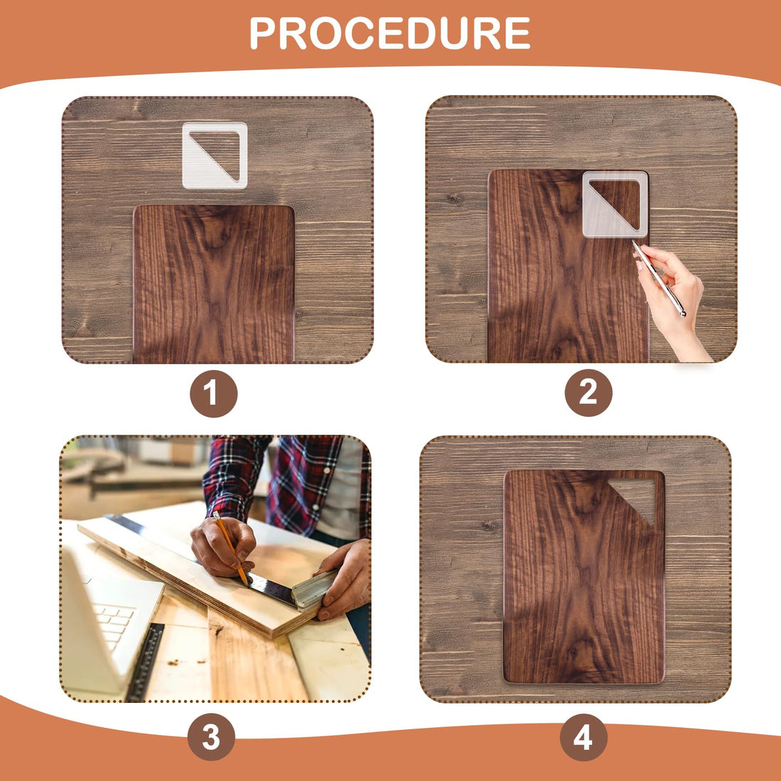 Acrylic Charcuterie Handle Templates, 6-Pc Style 1 – view 4