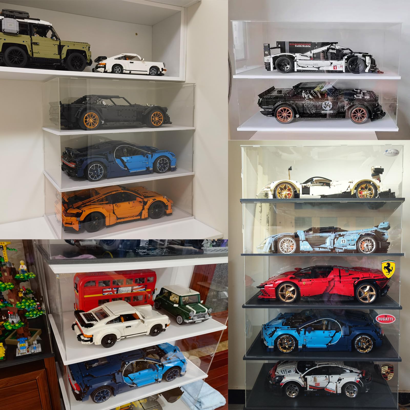 Clear Acrylic Display Case with Black Base — Clear – view 3