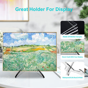 Clear Acrylic X-Stand Plate & Dish Display Easel – Yosham